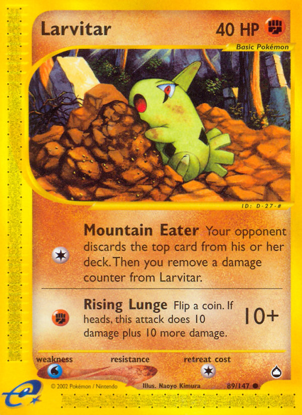 Larvitar — Aquapolis #089/147