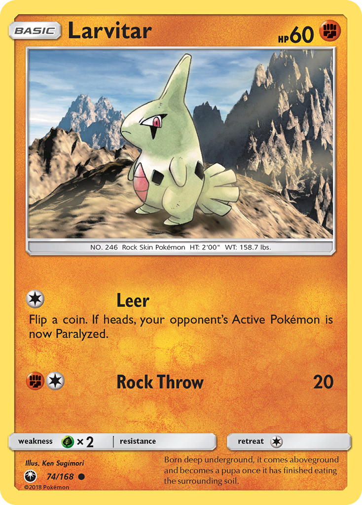 Larvitar — SM - Celestial Storm #74/168