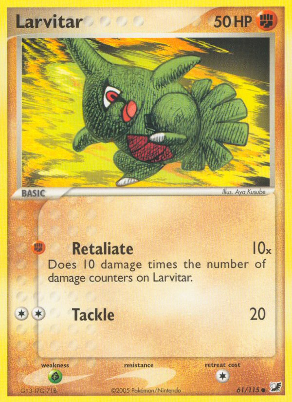 Larvitar — Unseen Forces #61/115