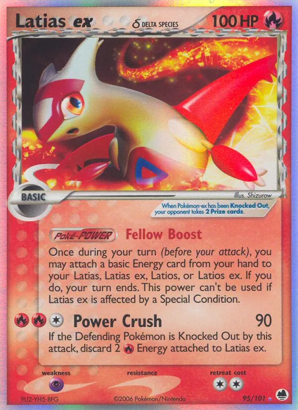 Latias ex (Delta Species) — Dragon Frontiers #95/101