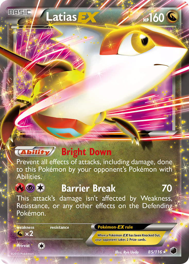 Latias EX — Plasma Freeze #85/116