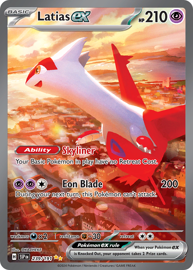Latias ex — SV08: Surging Sparks #239/191