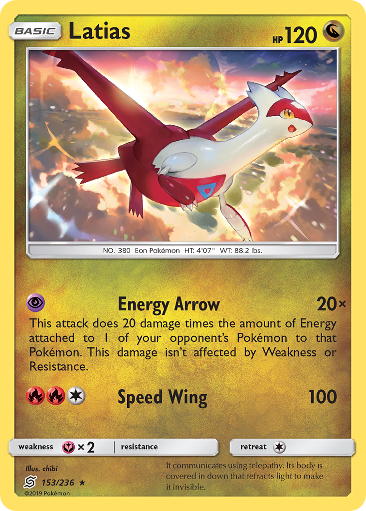 Latias — SM - Unified Minds #153/236