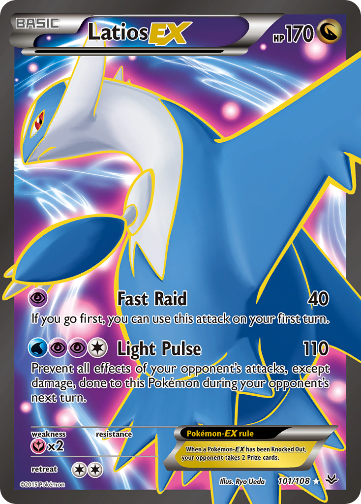 Latios EX (101 Full Art) — XY - Roaring Skies #101/108
