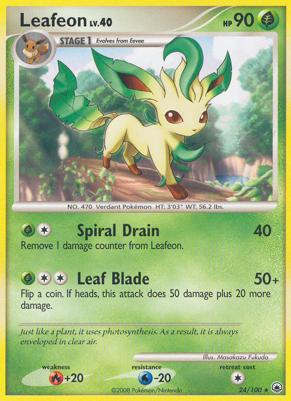 Leafeon (24) — Majestic Dawn #24/100