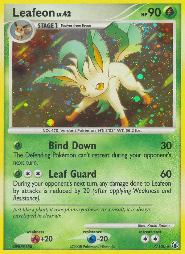 Leafeon (7) — Majestic Dawn #7/100