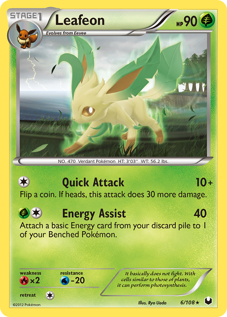 Leafeon — Dark Explorers #6/108