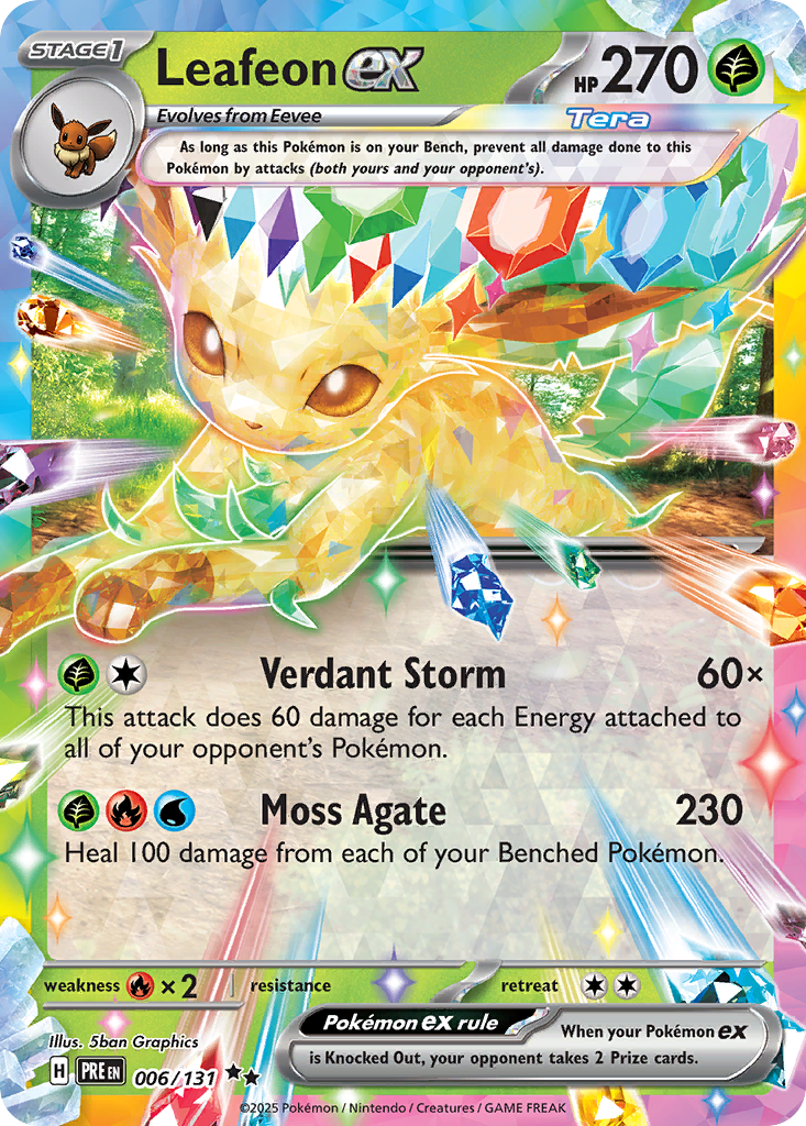 Leafeon ex — Prize Pack Series Cards #006/131