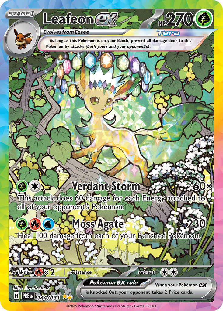 Leafeon ex — SV: Prismatic Evolutions #144/131