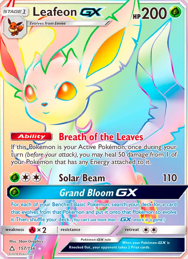 Leafeon GX (Secret Rare)