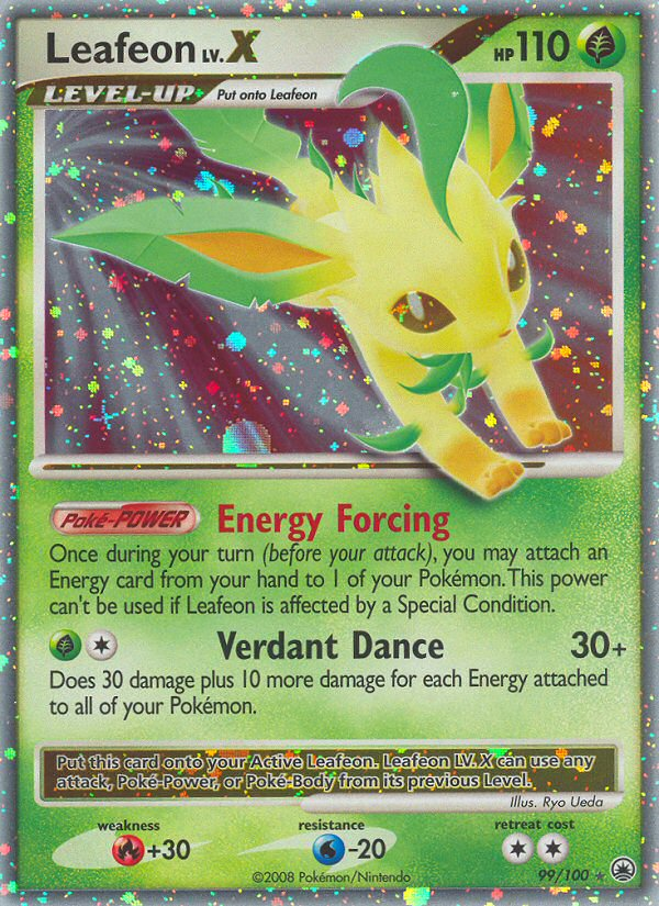 Leafeon LV.X — Majestic Dawn #99/100