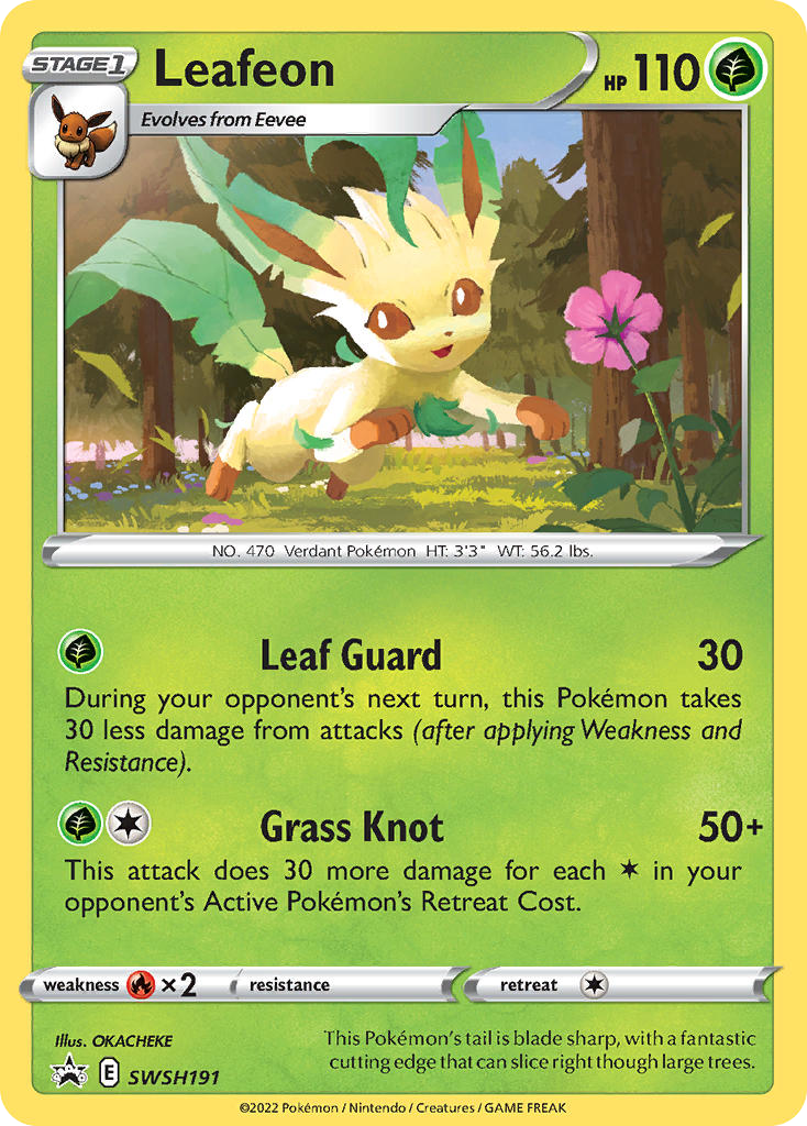 Leafeon — SWSH: Sword & Shield Promo Cards #SWSH191