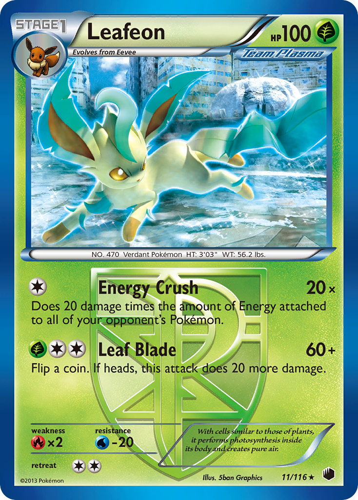 Leafeon (Team Plasma) — Plasma Freeze #11/116