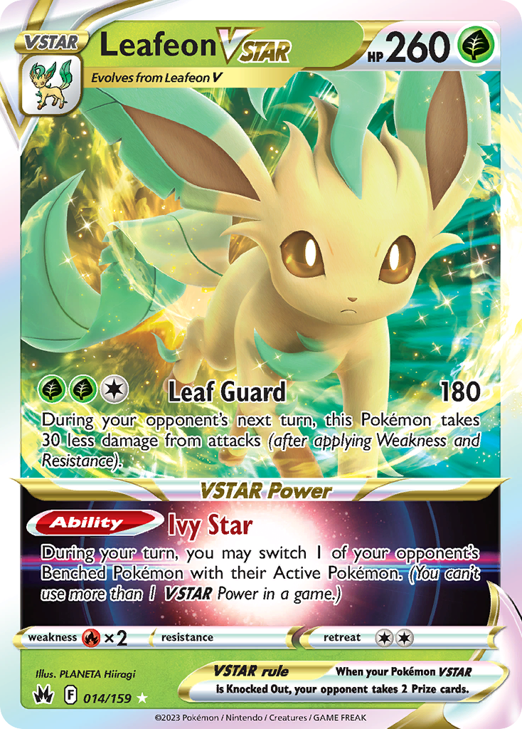 Leafeon VSTAR — SWSH: Crown Zenith #014/159