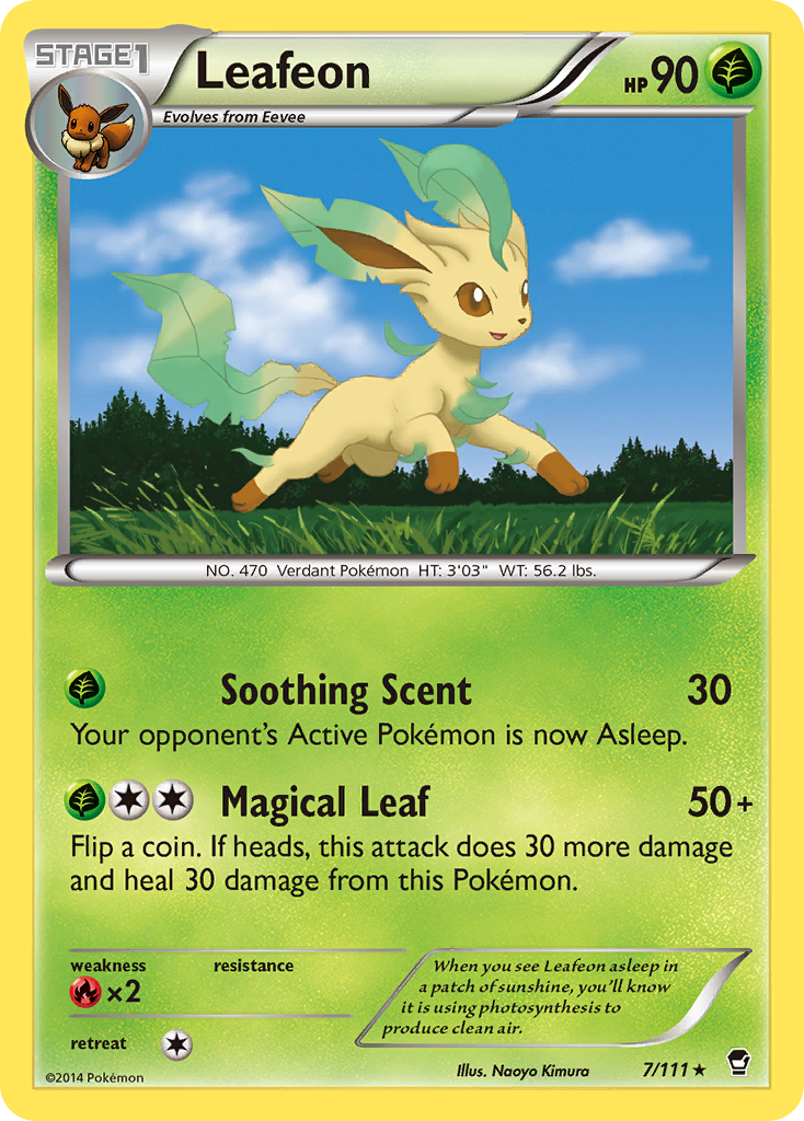 Leafeon — XY - Furious Fists #7/111