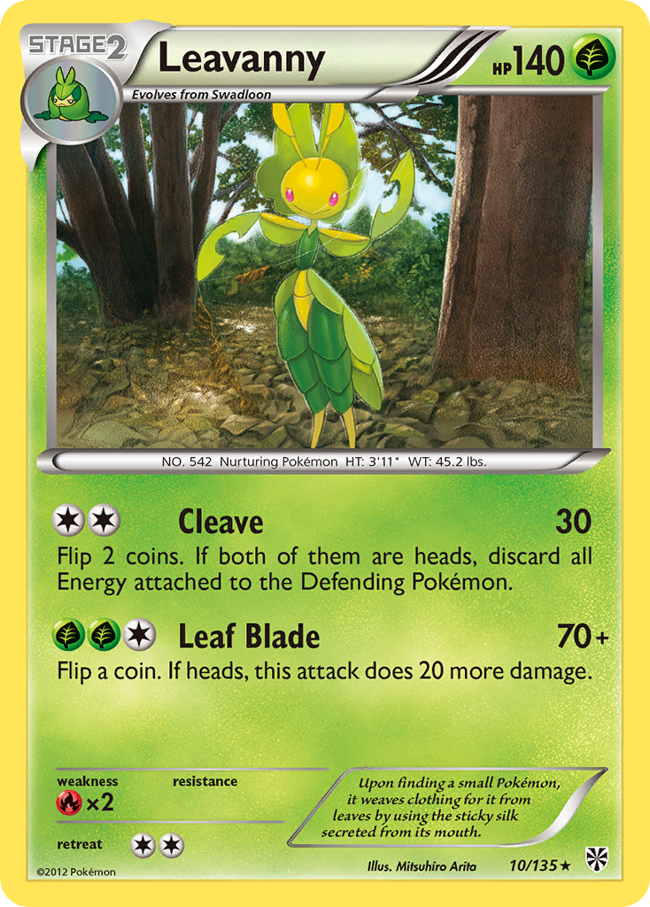 Leavanny — Plasma Storm #10/135