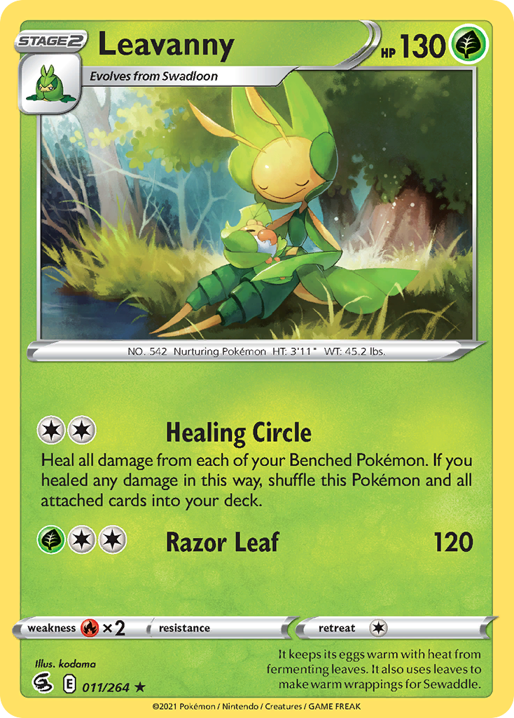 Leavanny — SWSH08: Fusion Strike #011/264