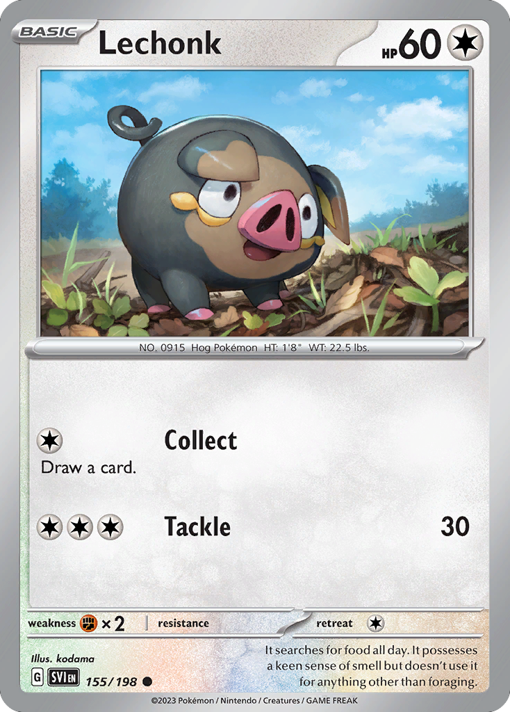 Lechonk — SV01: Scarlet & Violet Base Set #155/198