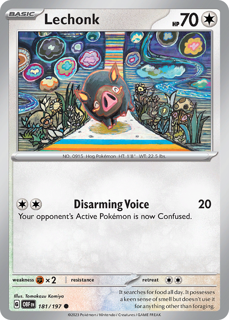 Lechonk — SV03: Obsidian Flames #181/197