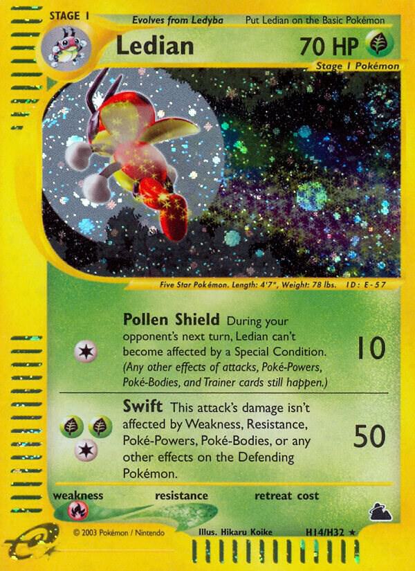 Ledian (H14) — Skyridge #H14/H32