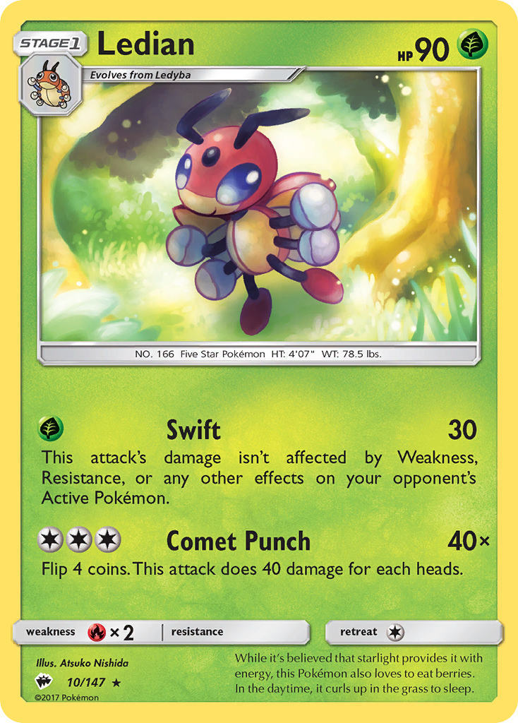 Ledian — SM - Burning Shadows #10/147