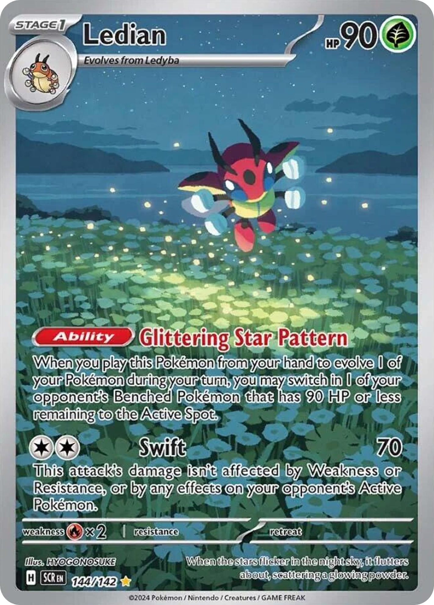 Ledian — SV07: Stellar Crown #144/142