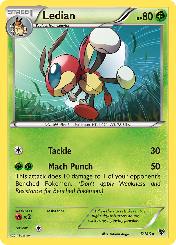 Ledian — XY Base Set #7/146