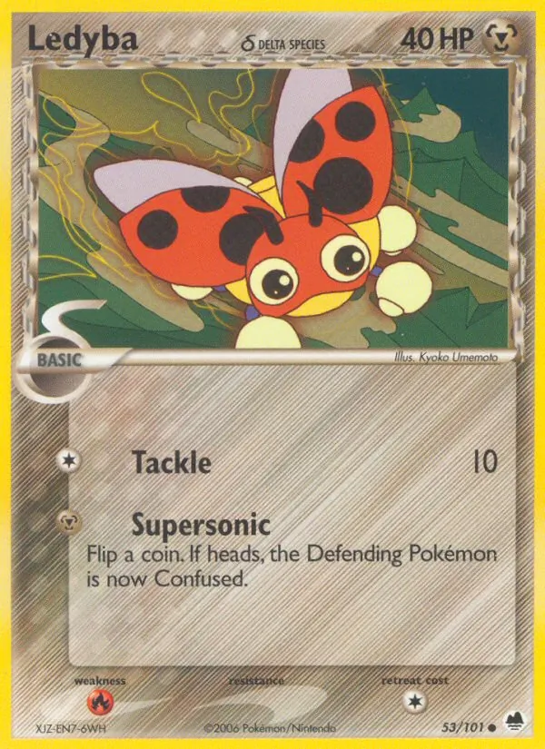 Ledyba (Delta Species) — Dragon Frontiers #53/101