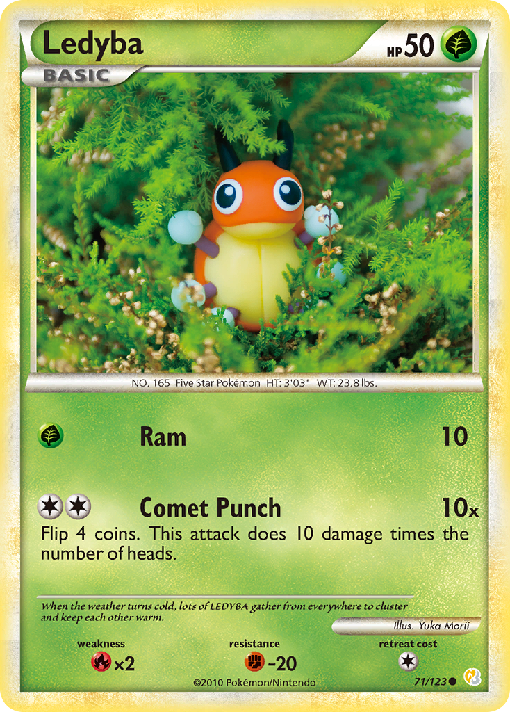 Ledyba — HeartGold SoulSilver #71/123