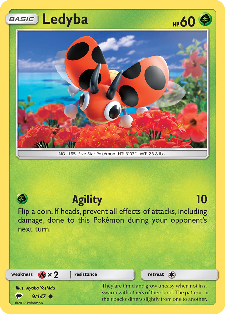 Ledyba — SM - Burning Shadows #9/147