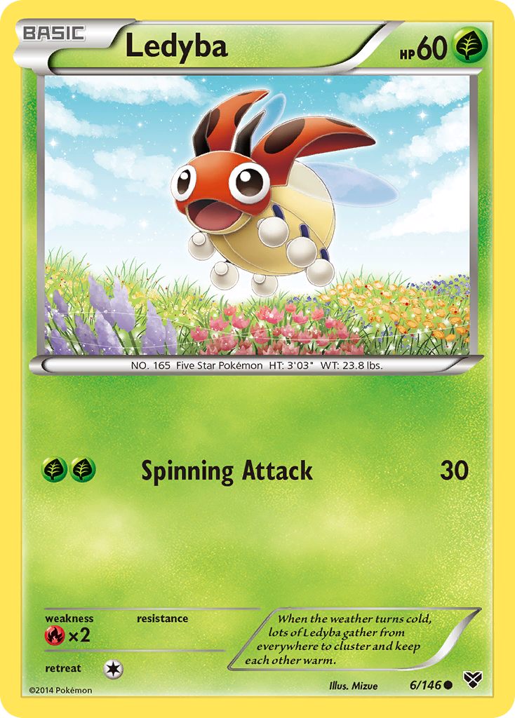 Ledyba — XY Base Set #6/146