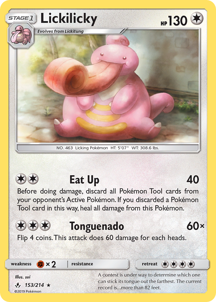 Lickilicky — SM - Unbroken Bonds #153/214
