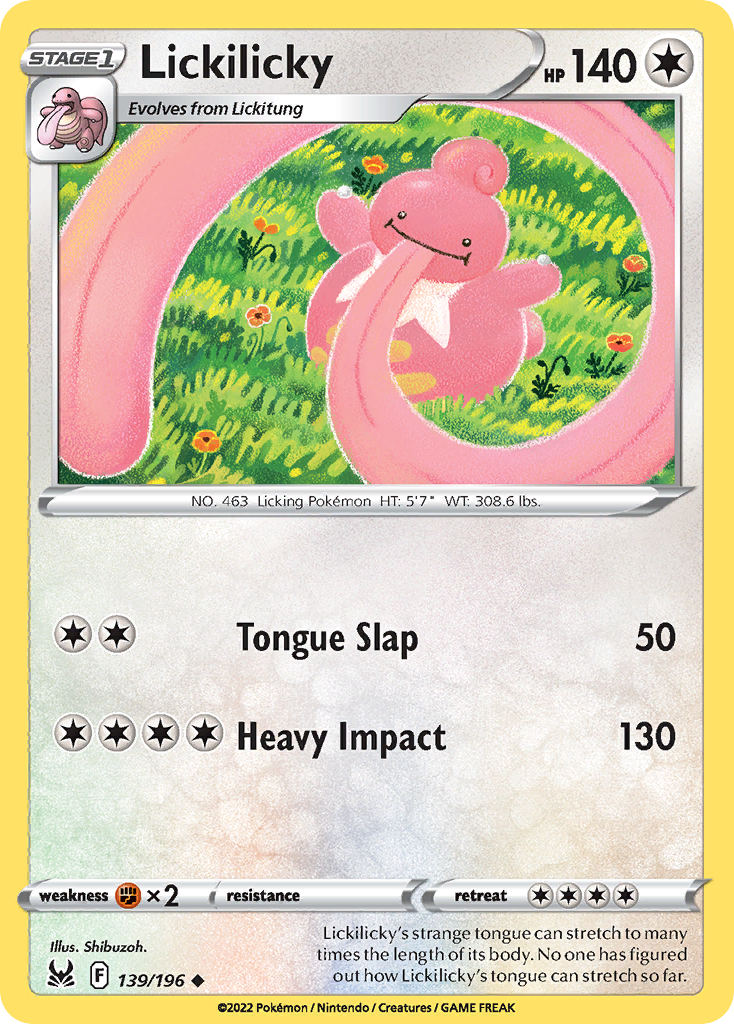 Lickilicky — SWSH11: Lost Origin #139/196