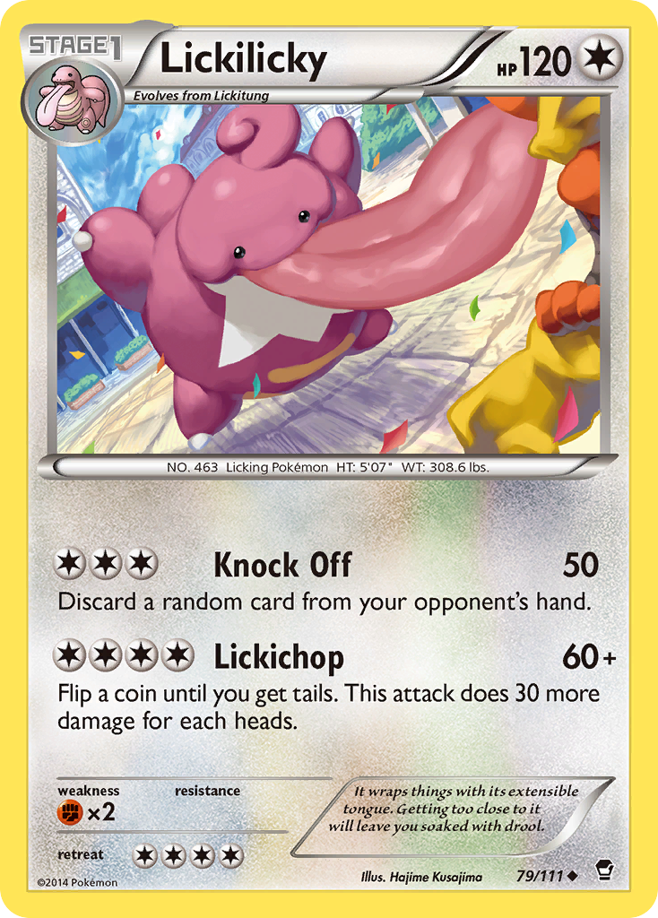 Lickilicky — XY - Furious Fists #79/111