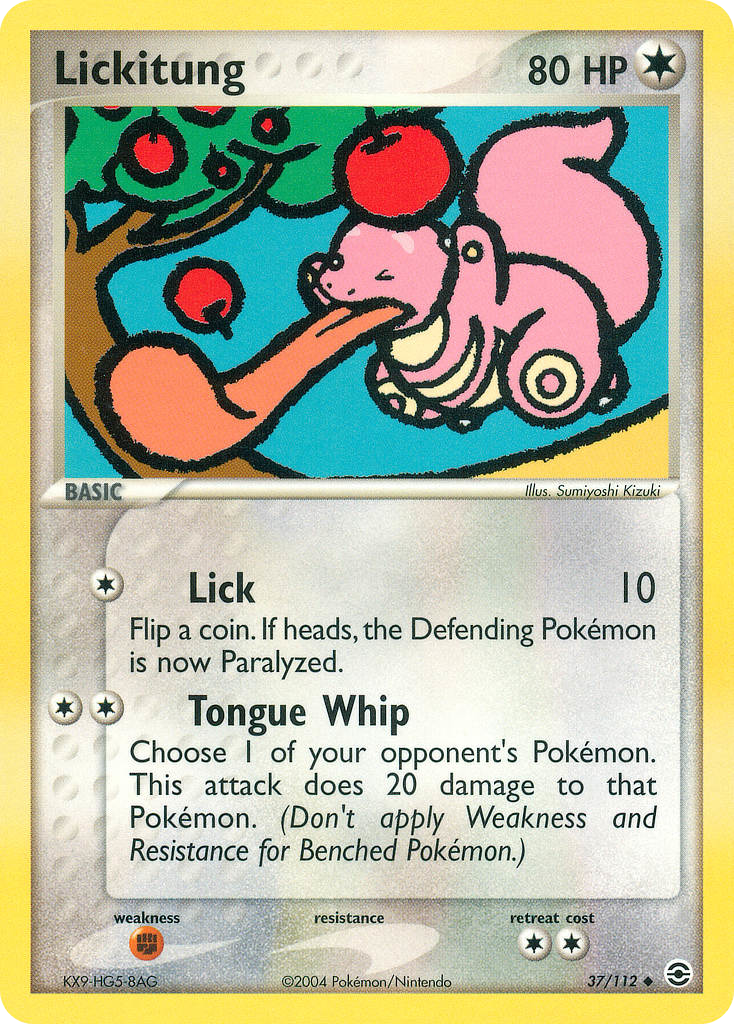 Lickitung — FireRed & LeafGreen #37/112