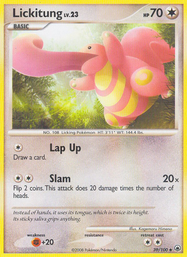 Lickitung — Majestic Dawn #39/100