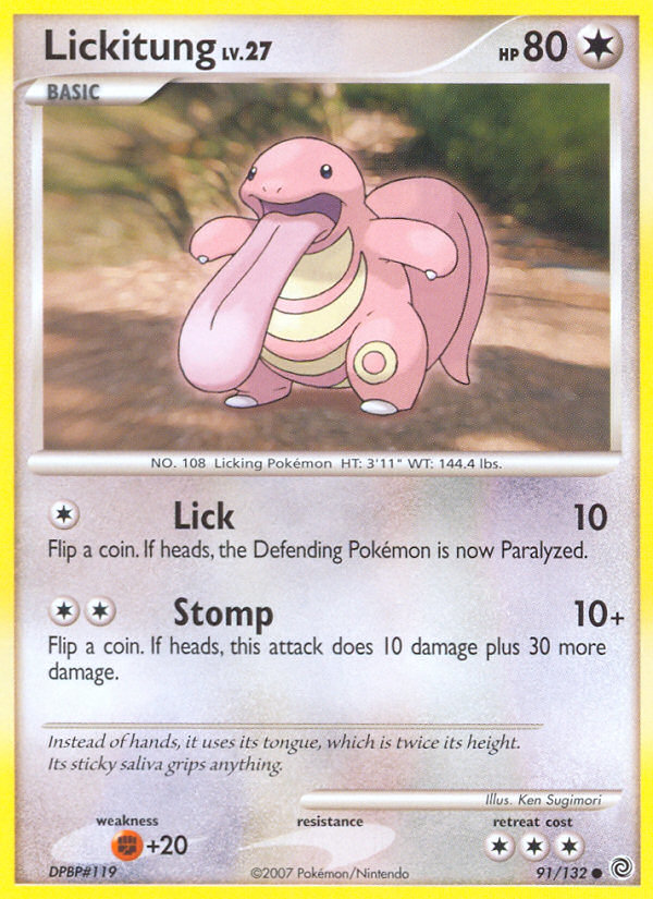 Lickitung — Secret Wonders #91/132