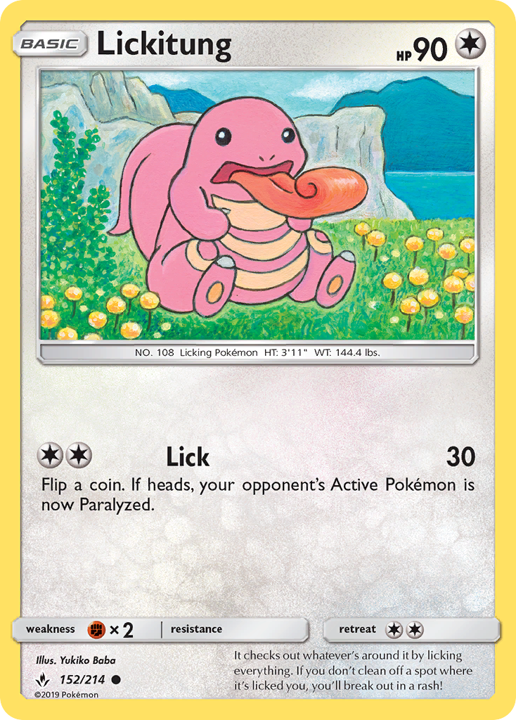 Lickitung — SM - Unbroken Bonds #152/214
