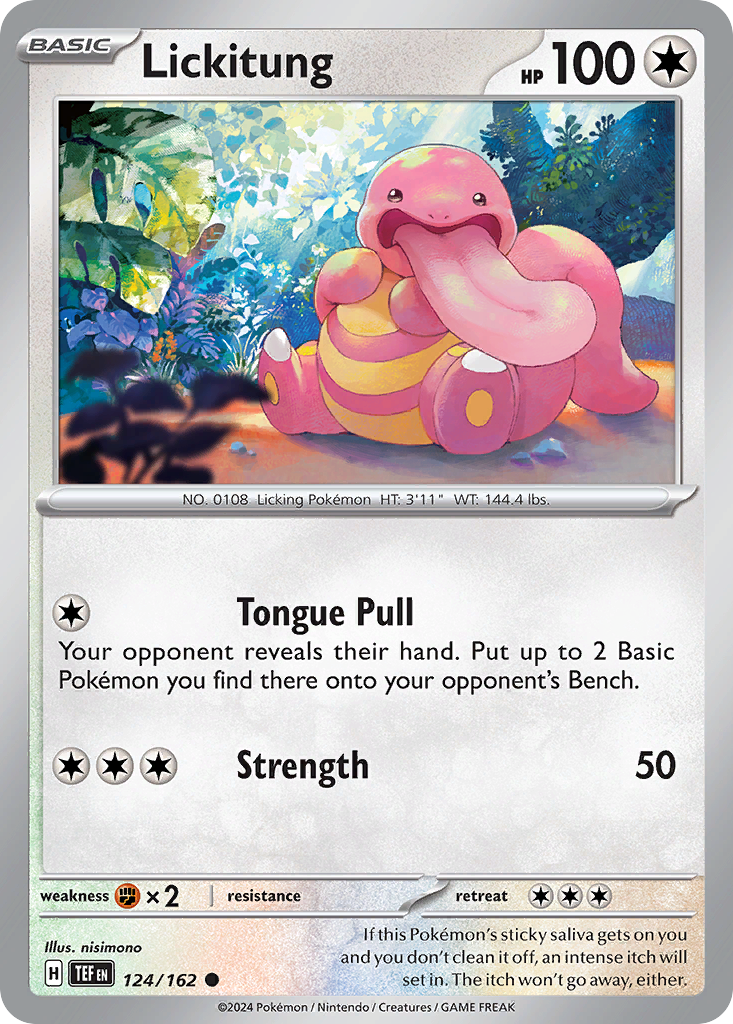 Lickitung — SV05: Temporal Forces #124/162