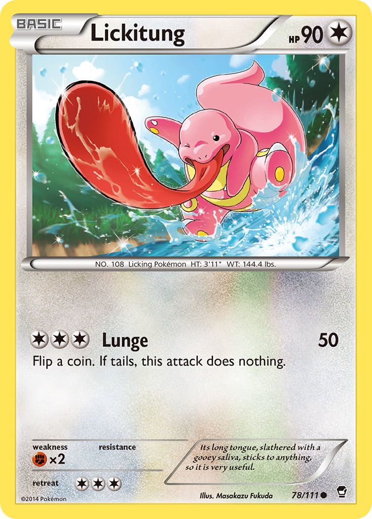 Lickitung — XY - Furious Fists #78/111