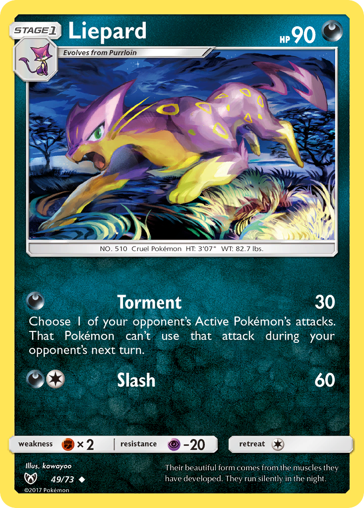 Liepard — Shining Legends #49/73