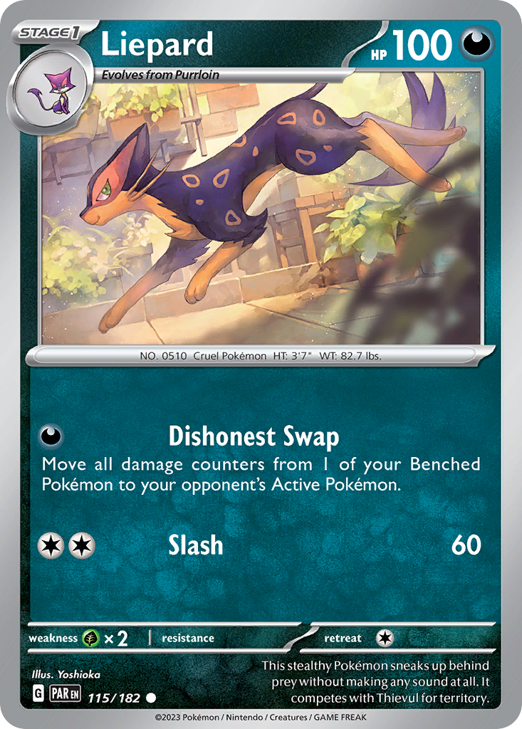Liepard — SV04: Paradox Rift #115/182