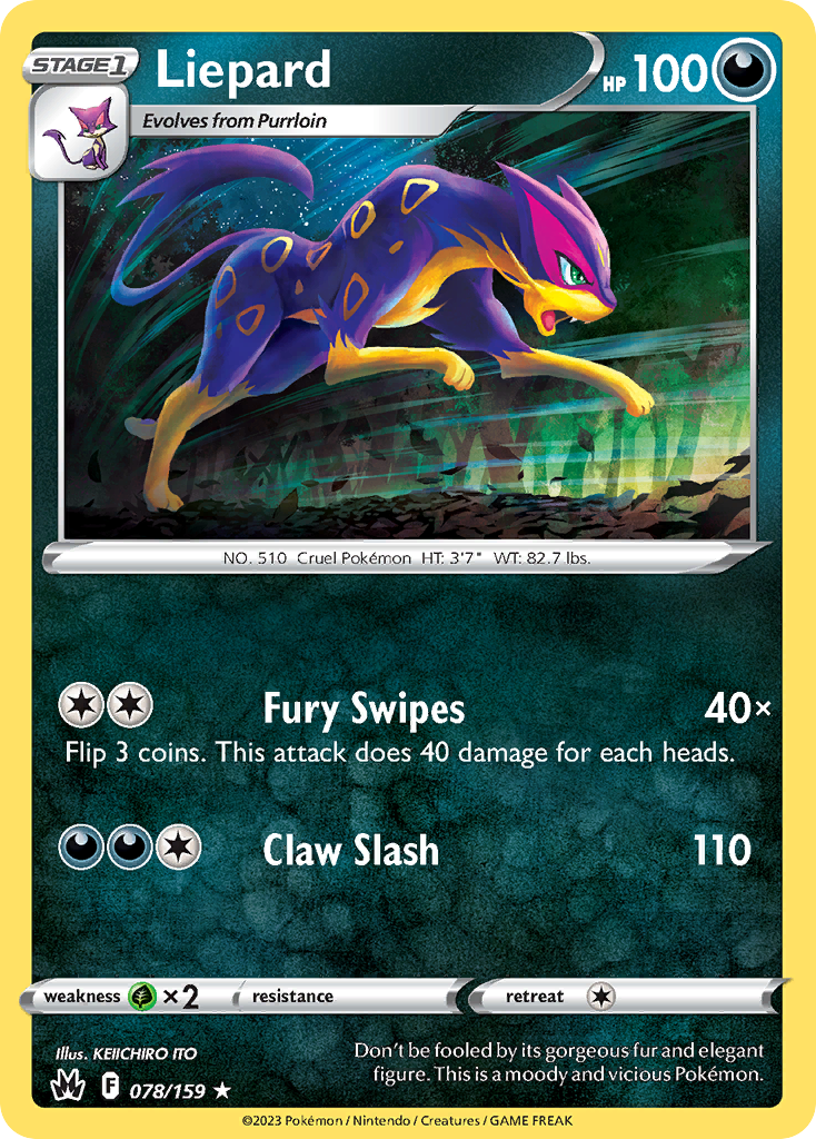 Liepard — SWSH: Crown Zenith #078/159
