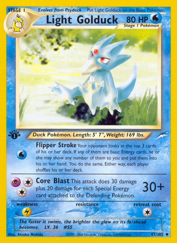 Light Golduck — Neo Destiny #047/105