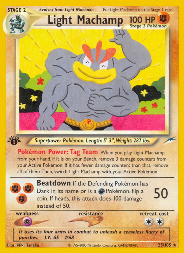 Light Machamp — Neo Destiny #025/105