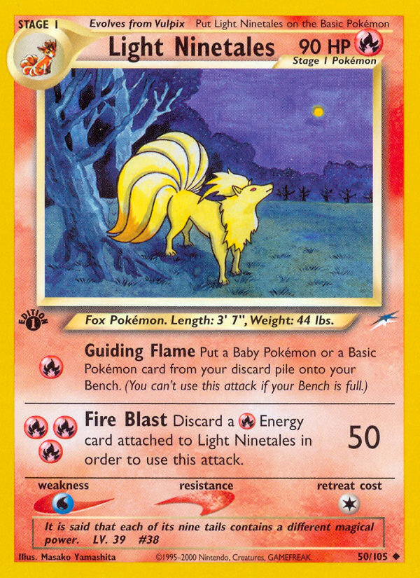 Light Ninetales — Neo Destiny #050/105
