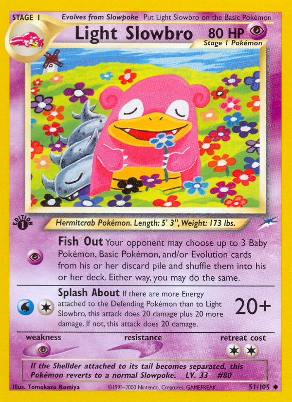 Light Slowbro — Neo Destiny #051/105