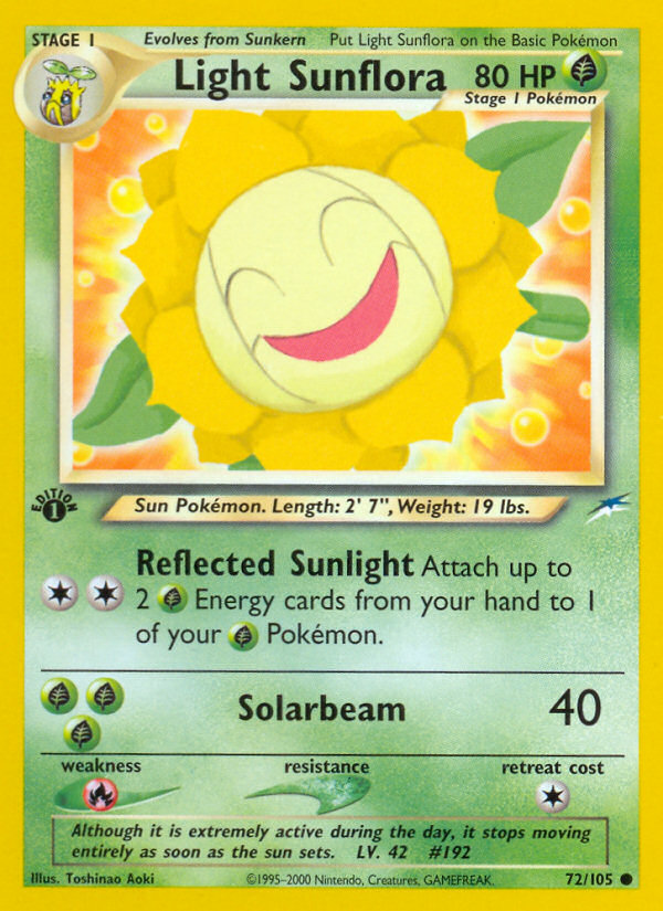 Light Sunflora — Neo Destiny #072/105
