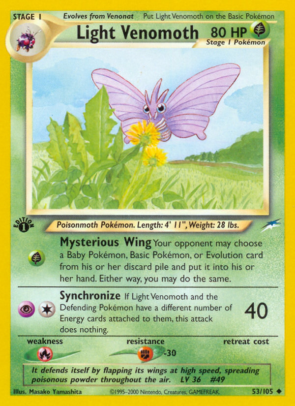 Light Venomoth — Neo Destiny #053/105
