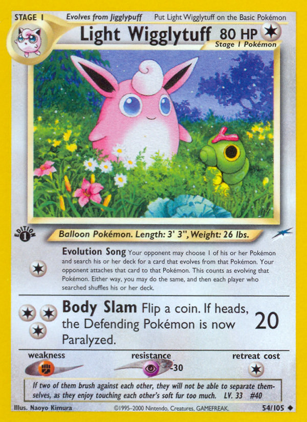 Light Wigglytuff — Neo Destiny #054/105